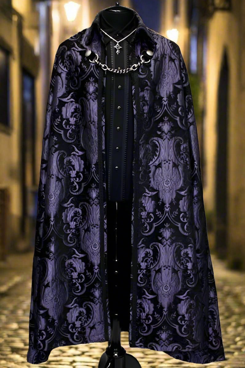 CLOAK OF DARKNESS - PURPLE AND BLACK TAPESTRY