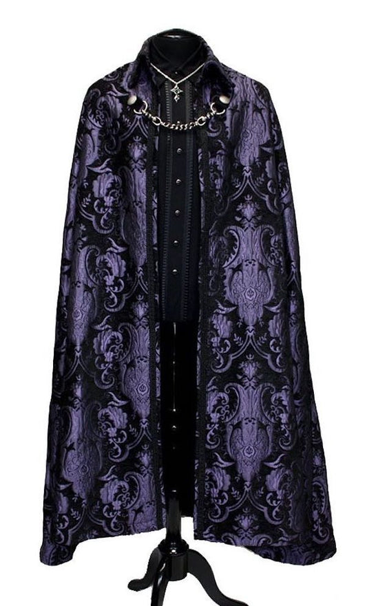 CLOAK OF DARKNESS - PURPLE AND BLACK TAPESTRY by Shrine of Hollywood