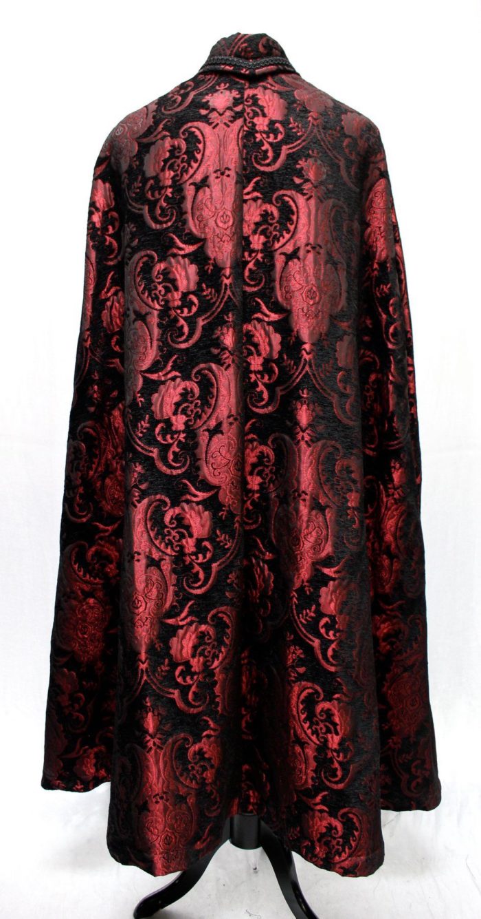 Shrine of Hollywood CLOAK OF DARKNESS - RED AND BLACK TAPESTRY Capes