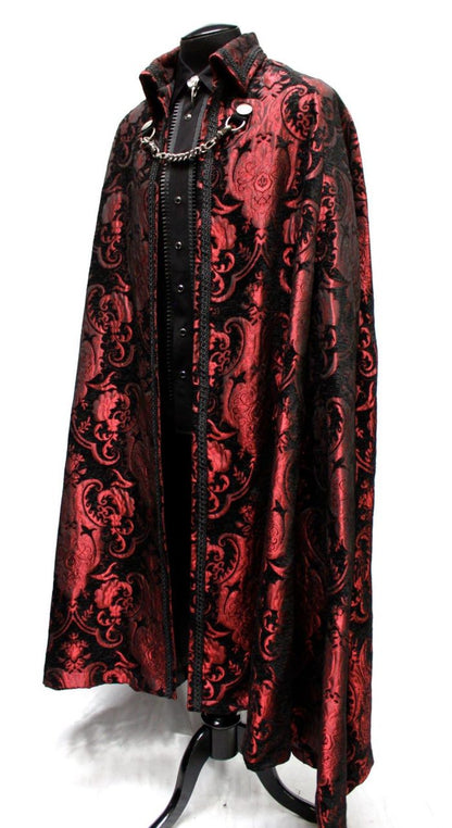 Shrine of Hollywood CLOAK OF DARKNESS - RED AND BLACK TAPESTRY Capes