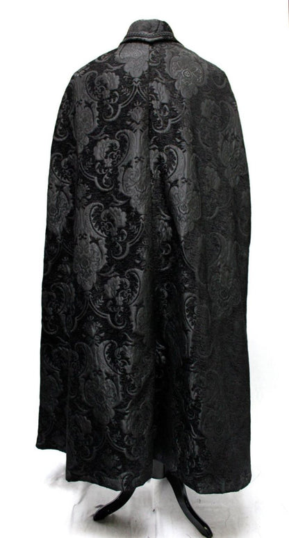 Shrine of Hollywood CLOAK OF DARKNESS - BLACK ON BLACK TAPESTRY W/ RED LINING Capes variant-option-placeholder