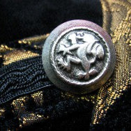 ANTIQUE MEDIEVAL LION BUTTON - LARGE SIZE - One dozen