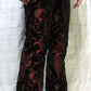 TAPESTRY PANTS - RED/BLACK