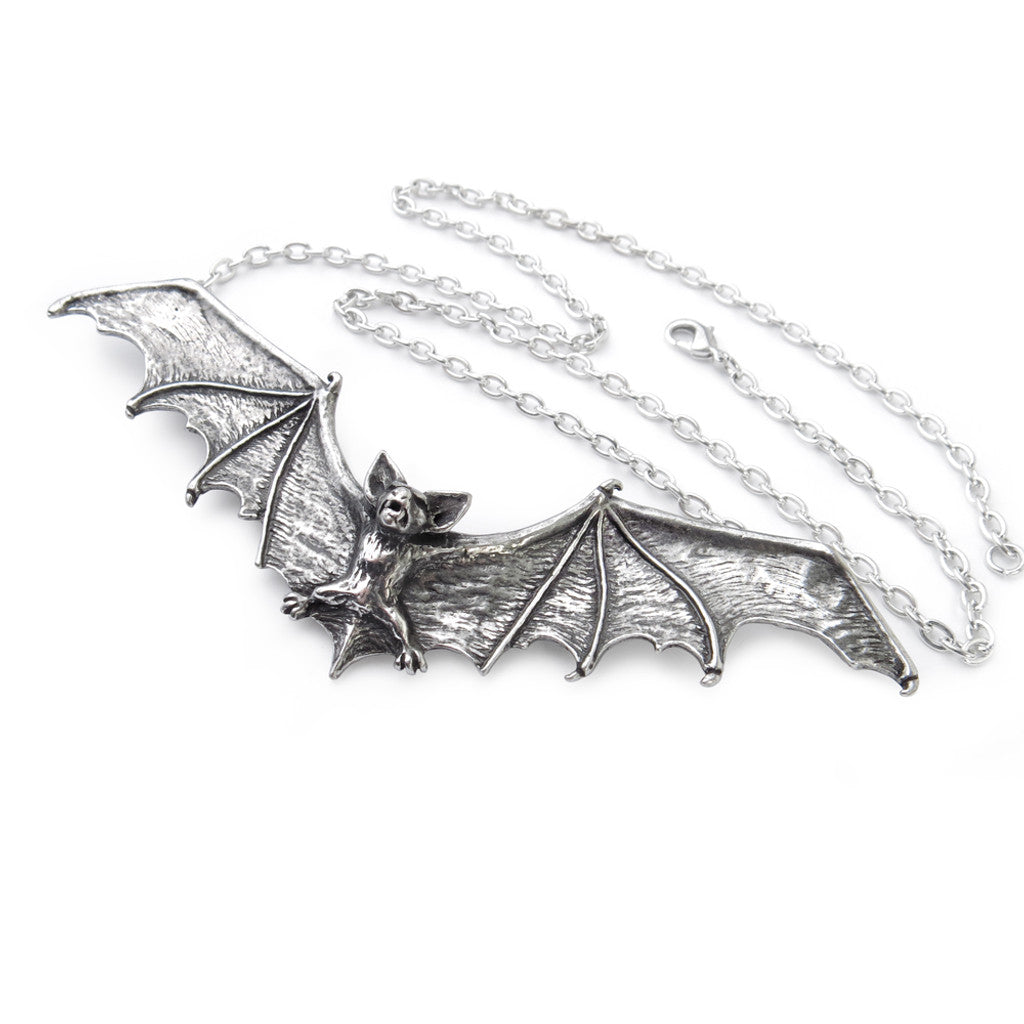 Epic Gothic Bat Necklace