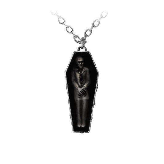 Shrine of Hollywood NOSFERATU'S REST NECKLACE coffin necklace Gothic Necklace Jewelry - Necklaces and Chokers