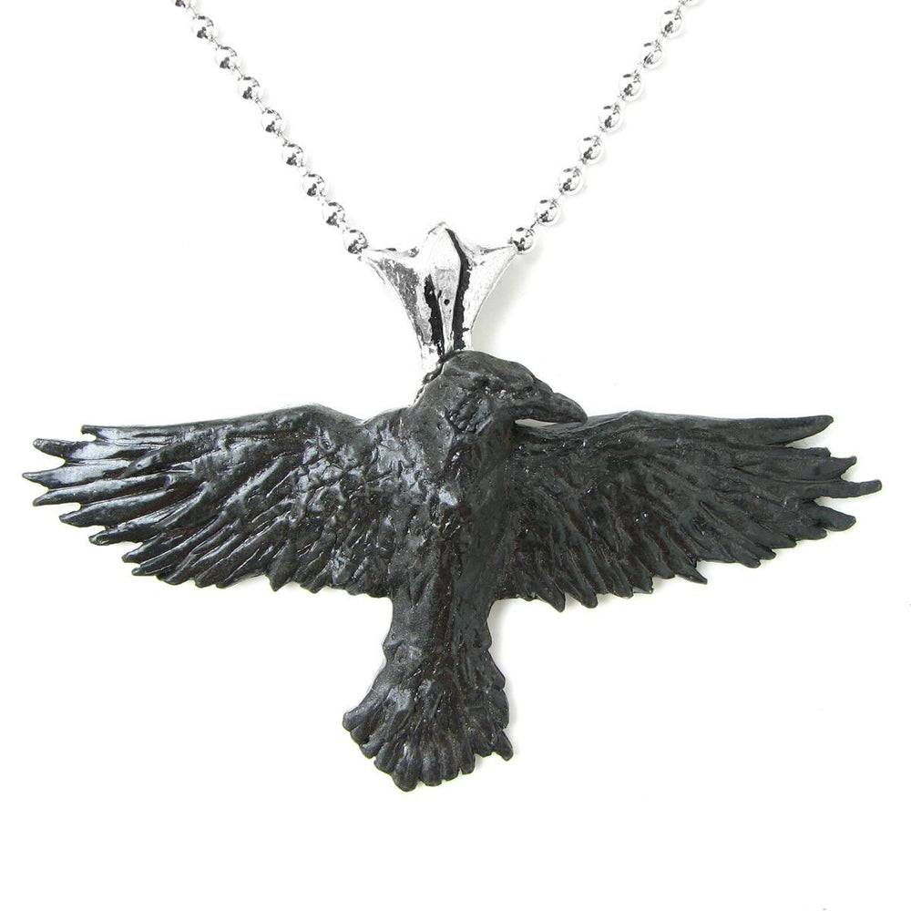 BLACK RAVEN NECKLACE