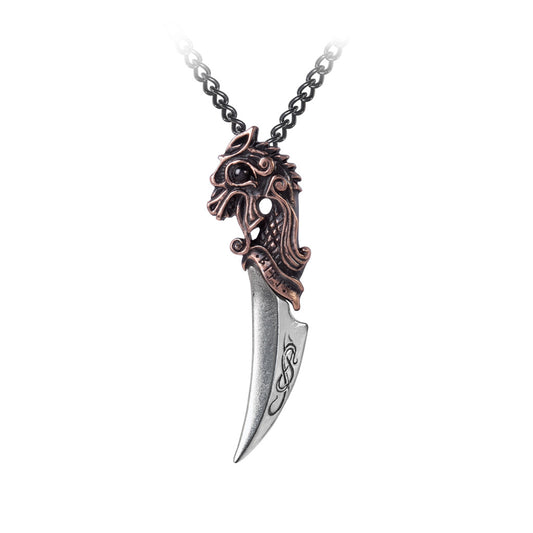 Shrine of Hollywood Norse Dragon Dagger Necklace Default Title