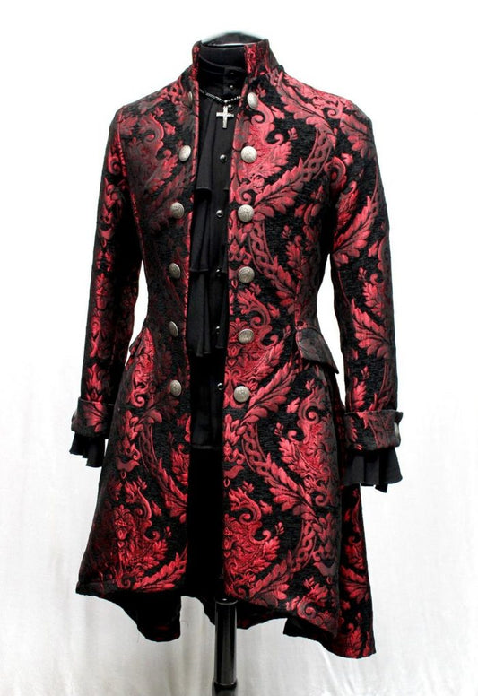 ORDER OF THE DRAGON COAT - Red/Black Tapestry by Shrine of Hollywood