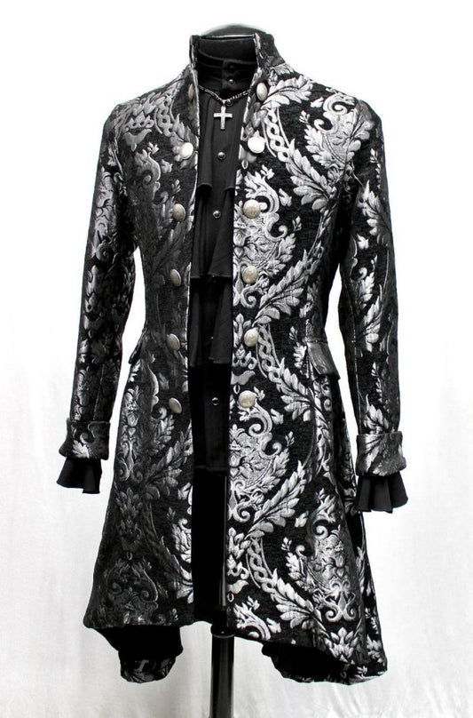 ORDER OF THE DRAGON COAT - SILVER/BLACK TAPESTRY by Shrine of Hollywood
