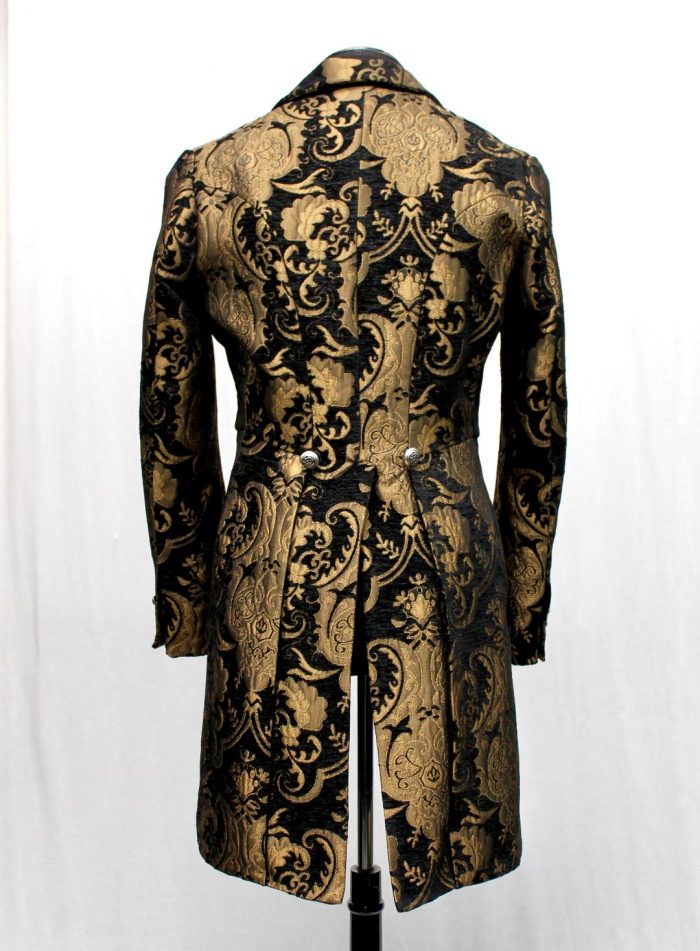 VICTORIAN TAILCOAT - Gold/Black Tapestry